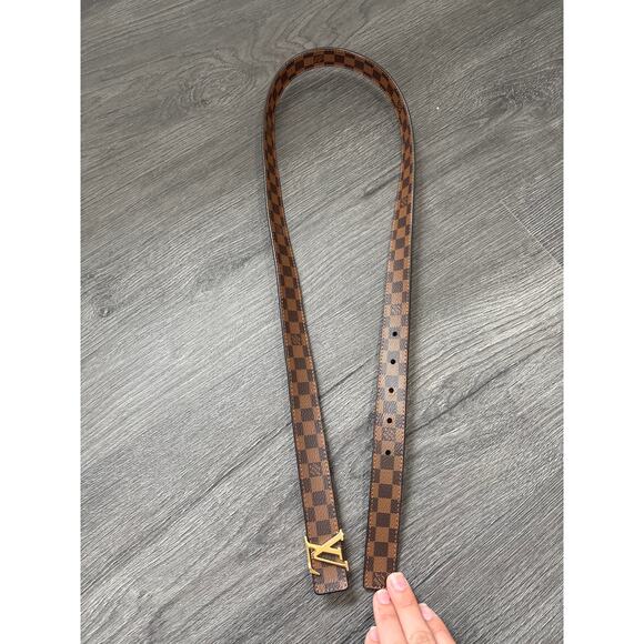Louis Vuitton Damier Ebene Iconic 25MM Reversible Belt Size 90cm main image 7
